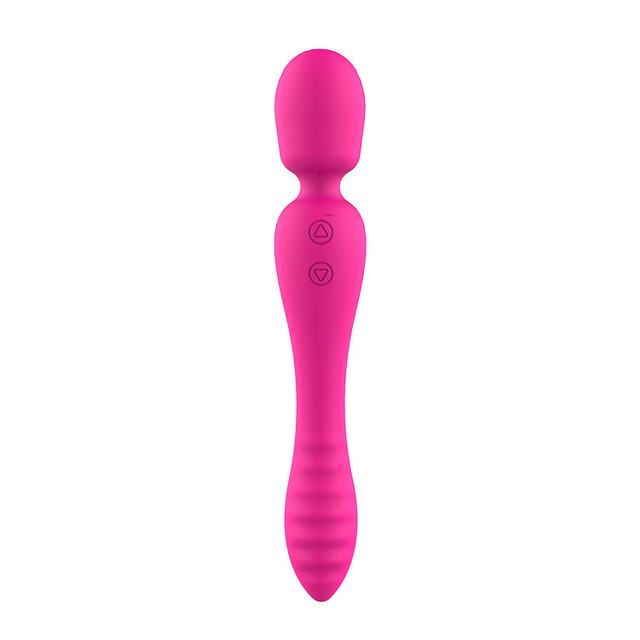 Doppelkopf-AV-Vibrator, sexuelle Werkzeuge, Sexspielzeug für Erwachsene für Frauen, G-Punkt-Klitoris, leistungsstarker Klitoris-Stimulator, wiederaufladbar, 20 Vibrationsstab-Massagegerät