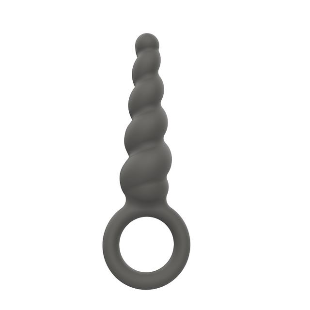 Spiralschraub-Analplug, sicherer Zugring 