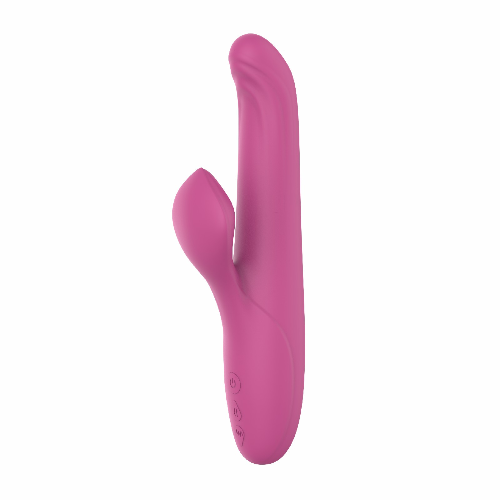 Schub-Kaninchenvibrator für Frauen mit rotierenden Perlen für die Klitoris 